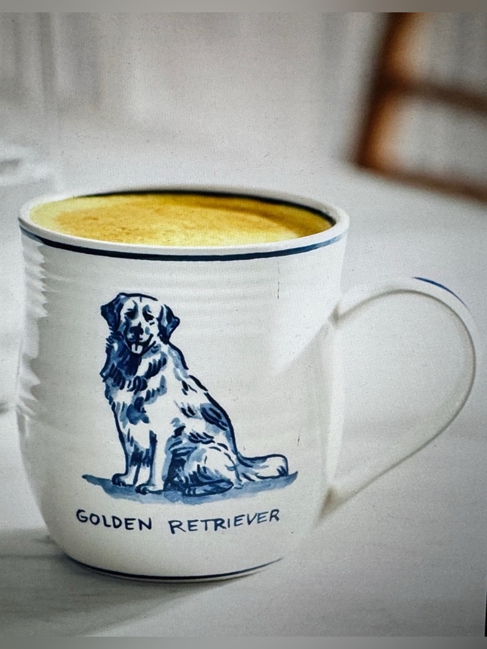 new Molly Hatch Golden Retriever Stoneware Dog Mug